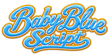 Load image into Gallery viewer, BABY BLUE SCRIPT